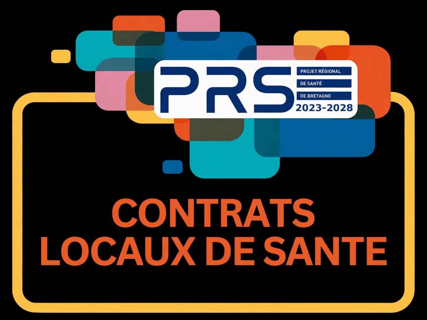 Logo du Projet régional de santé Bretagne 2023-2028 et des Contrats locaux de santé